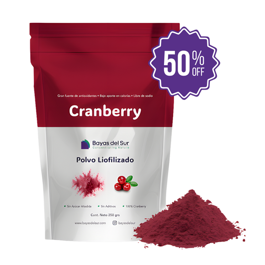 POLVO LIOFILIZADO CRANBERRY CONVENCIONAL