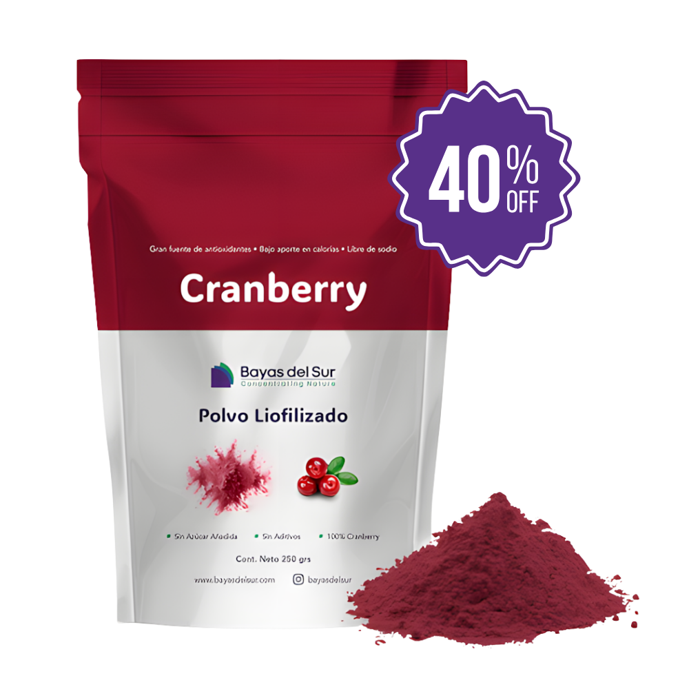POLVO LIOFILIZADO CRANBERRY CONVENCIONAL
