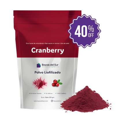 POLVO LIOFILIZADO CRANBERRY CONVENCIONAL