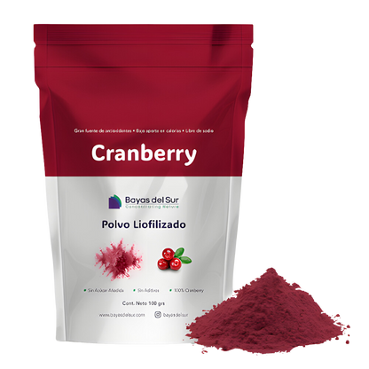 POLVO LIOFILIZADO CRANBERRY CONVENCIONAL