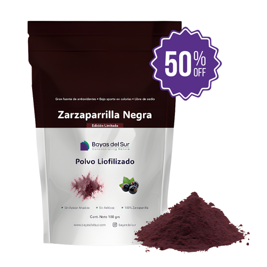 POLVO LIOFILIZADO ZARZAPARRILLA NEGRA CONVENCIONAL