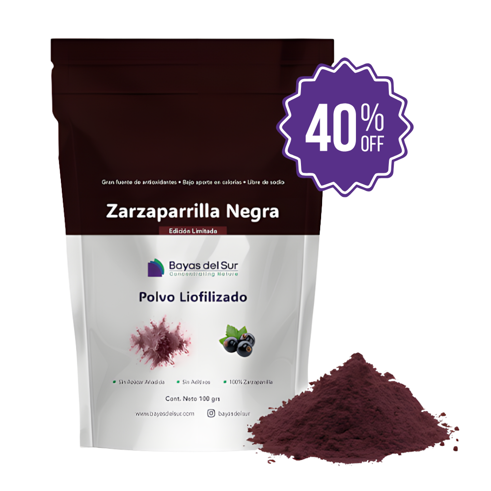 POLVO LIOFILIZADO ZARZAPARRILLA NEGRA CONVENCIONAL