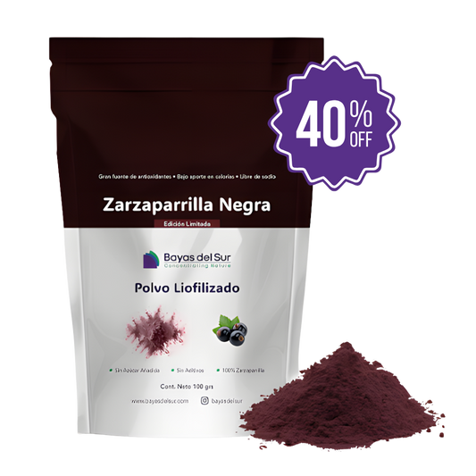 POLVO LIOFILIZADO ZARZAPARRILLA NEGRA CONVENCIONAL